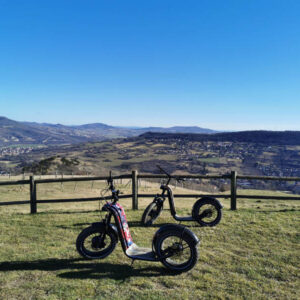 balade trottinette tout terrain électrique